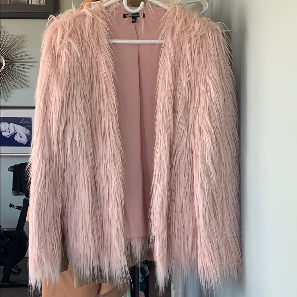 Urban outfitters faux fur jacket